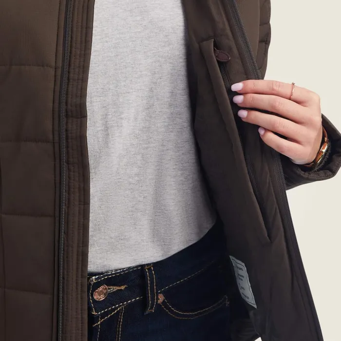 Crius Insulated Jacket Banyan Bark Women Ariat Jackets and Vests Crius Insulated Jacket Banyan Bark Women Ariat Jackets and Vests
