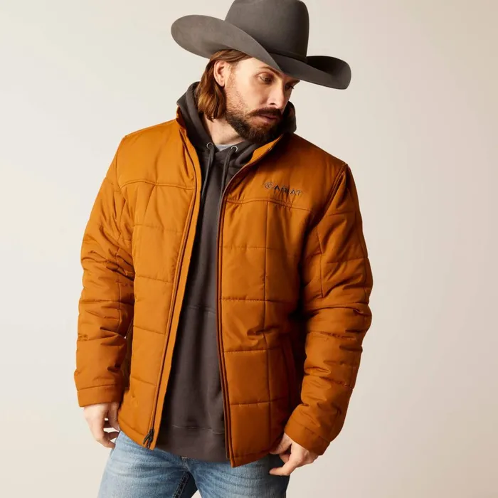 Crius Insulated Jacket Chestnut Men Ariat Jackets and Vests