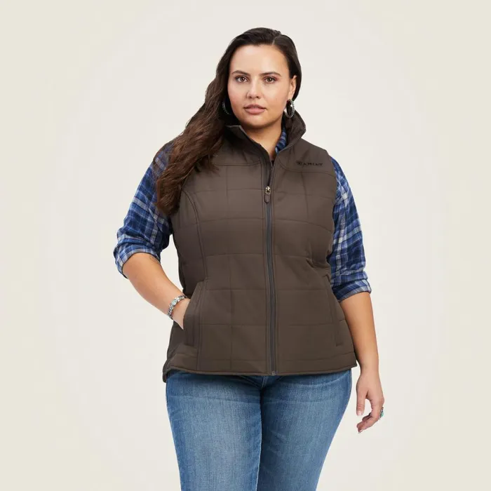 Crius Insulated Vest Banyan Bark Women Ariat Jackets and Vests Crius Insulated Vest Banyan Bark Women Ariat Jackets and Vests