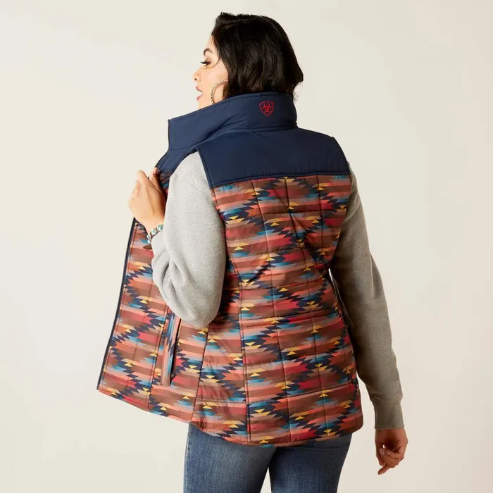 Crius Insulated Vest Mirage Print Women Ariat Jackets and Vests