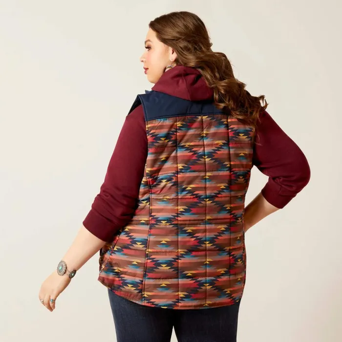 Crius Insulated Vest Mirage Print Women Ariat Jackets and Vests