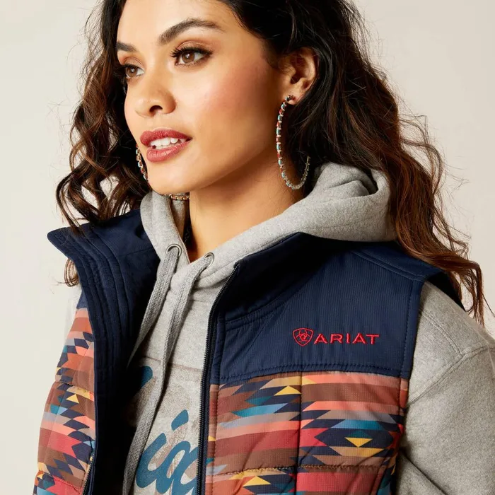Crius Insulated Vest Mirage Print Women Ariat Jackets and Vests