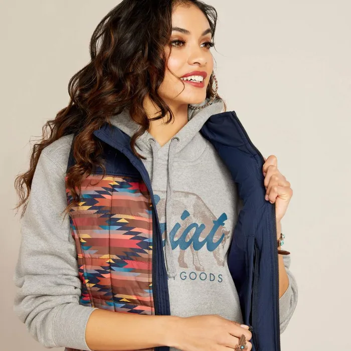Crius Insulated Vest Mirage Print Women Ariat Jackets and Vests
