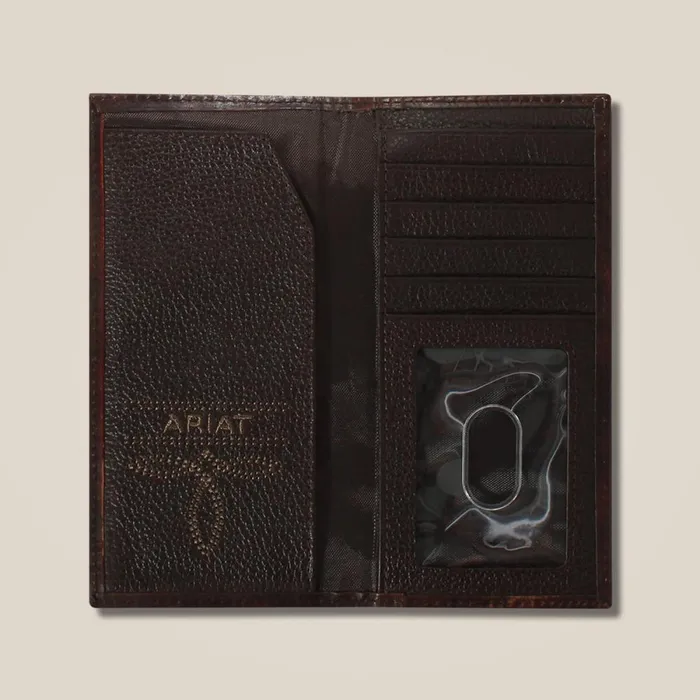 Cross Embossed Rodeo Wallet Brown Kids Ariat Wallets Cross Embossed Rodeo Wallet Brown Kids Ariat Wallets