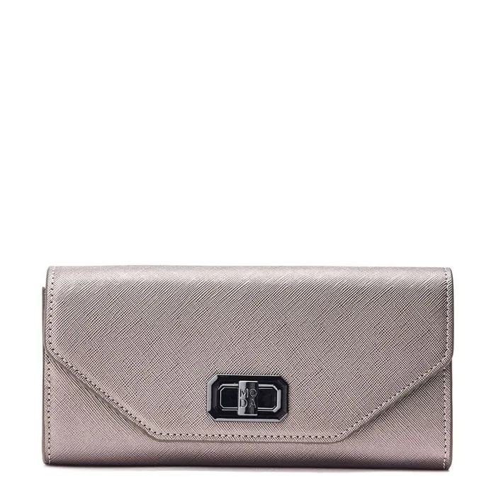 Crossbody Bags Women Moda In Pelle Boston Bag Pewter Porvair
