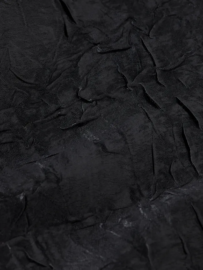 Crushed Satin Skirt Black Women Scotch and Soda Skirts and Shorts
