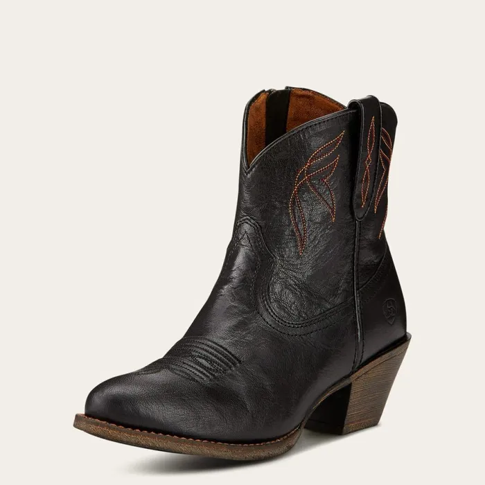 Darlin Western Boot Old Black Women Ariat Western Boots