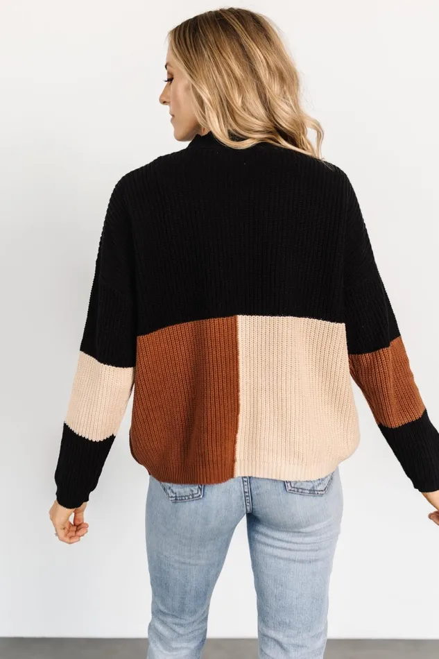 Dawson Knit Sweater Black Multi Women Baltic Born Sweaters