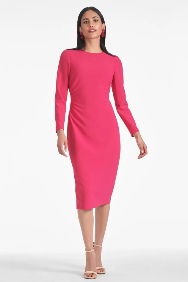 Dee Dress 8211 Passionfruit Women Sachin and Babi Long Sleeve