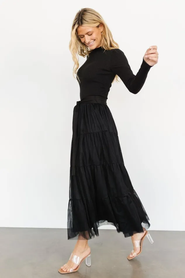 Demi Sweater Tulle Dress Black Women Baltic Born Tulle Styles Demi Sweater Tulle Dress Black Women Baltic Born Tulle Styles