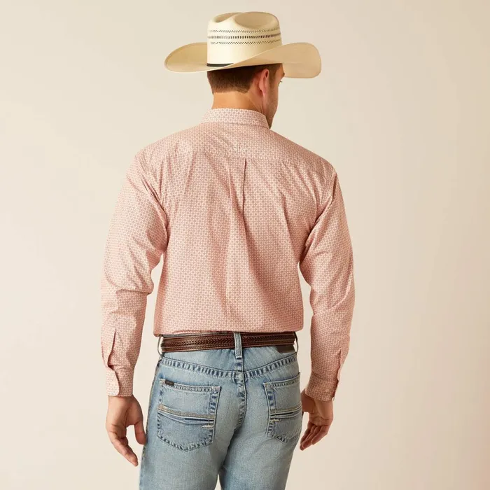 Derrick Classic Fit Shirt Ginger Nut Men Ariat Button Down Shirts Derrick Classic Fit Shirt Ginger Nut Men Ariat Button Down Shirts