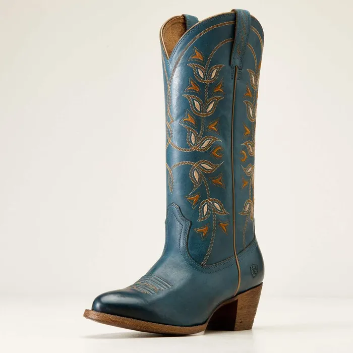 Desert Holly Western Boot Washed Denim Women Ariat Western Boots
