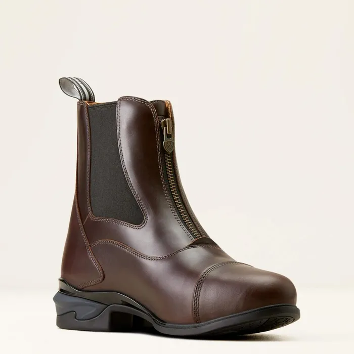 Devon Zip Paddock Boot Waxed Chocolate Men Ariat English Riding Boots Devon Zip Paddock Boot Waxed Chocolate Men Ariat English Riding Boots