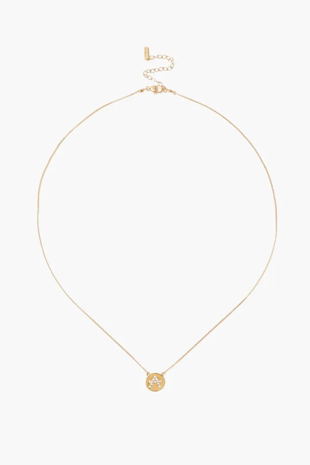 Diamond Initial Coin Necklace Gold Women Chan Luu Necklaces