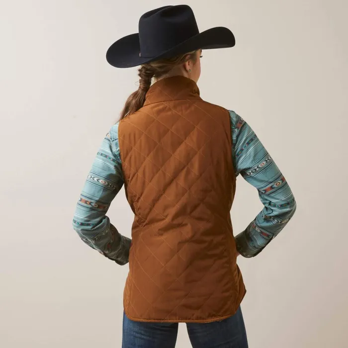 Dilon Chimayo Vest Chestnut Horse Women Ariat Jackets and Vests Dilon Chimayo Vest Chestnut Horse Women Ariat Jackets and Vests