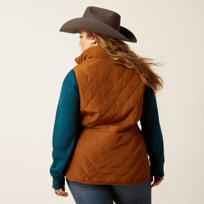 Dilon Chimayo Vest Chestnut Horse Women Ariat Jackets and Vests Dilon Chimayo Vest Chestnut Horse Women Ariat Jackets and Vests