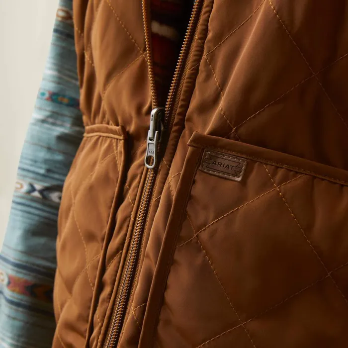 Dilon Chimayo Vest Chestnut Horse Women Ariat Jackets and Vests Dilon Chimayo Vest Chestnut Horse Women Ariat Jackets and Vests