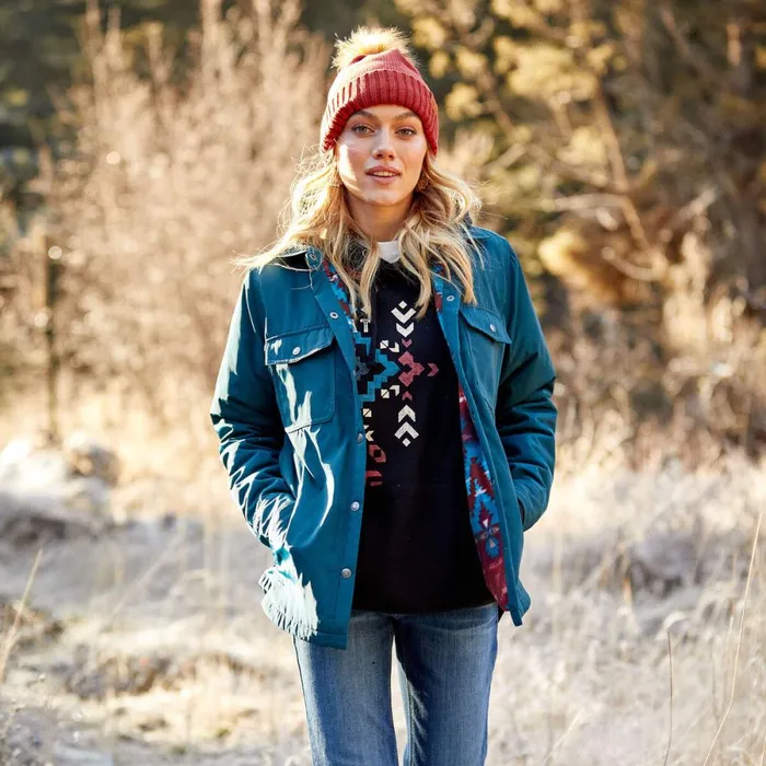 Dilon Shirt Jacket Reflecting Pond Women Ariat Jackets and Vests Dilon Shirt Jacket Reflecting Pond Women Ariat Jackets and Vests