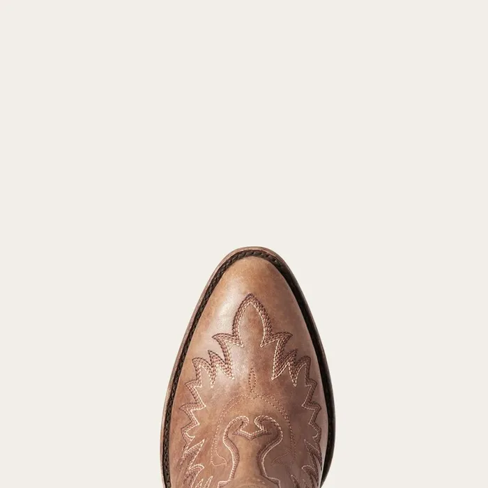 Dixon R Toe Western Boot Naturally Distressed Brown Women Ariat Western Boots Dixon R Toe Western Boot Naturally Distressed Brown Women Ariat Western Boots
