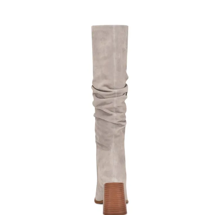 Domaey Wide Calf Casual Boots Medium Grey Women Nine West Boots and Booties Domaey Wide Calf Casual Boots Medium Grey Women Nine West Boots and Booties