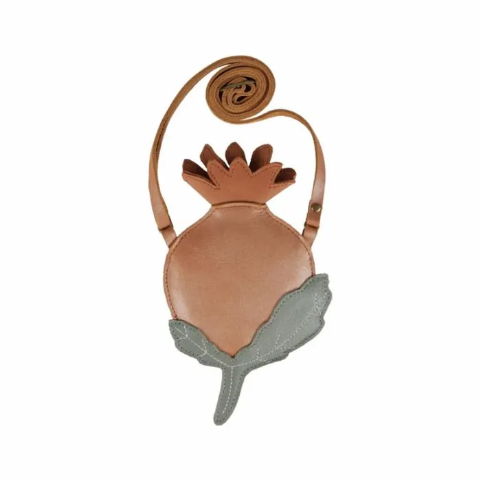 Donsje Amsterdam Accessories Baby Bessie Purse Caramel Metallic Nubuck
