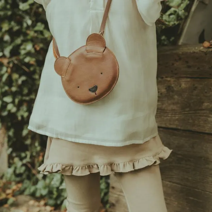 Donsje Amsterdam Accessories Baby Britta Classic Purse Cognac Classic Leather