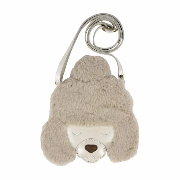 Donsje Amsterdam Accessories Baby Britta Exclusive Purse Off White Metallic Leather