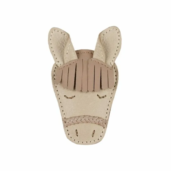 Donsje Amsterdam Accessories Baby Josy Special Hairclip Ivory Classic Leather