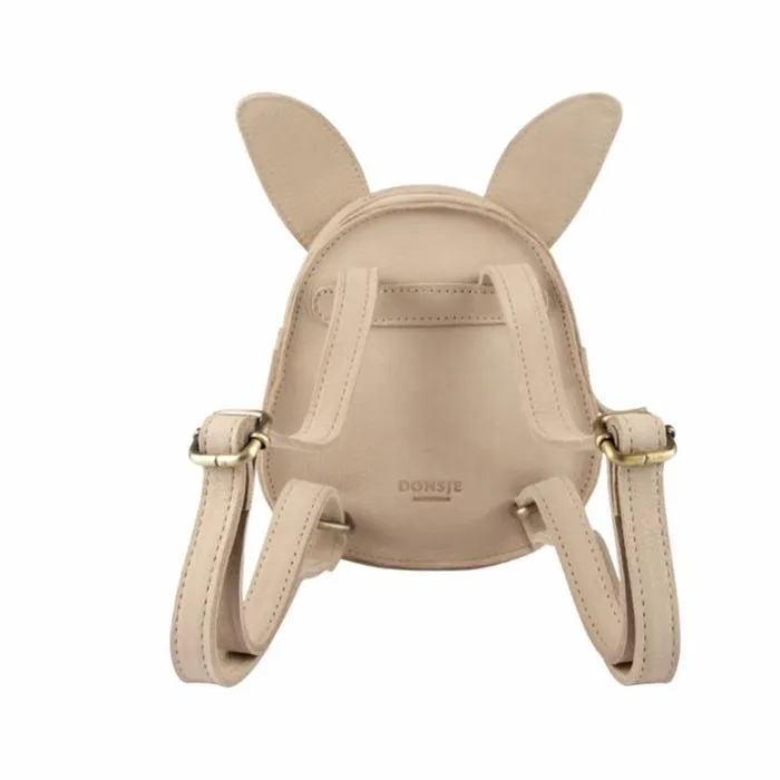 Donsje Amsterdam Accessories Baby Kapi Classic Backpack Taupe Nubuck