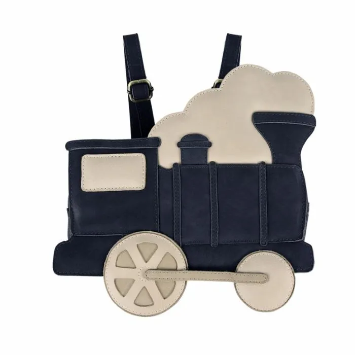 Donsje Amsterdam Accessories Baby Logio Backpack Navy Nubuck