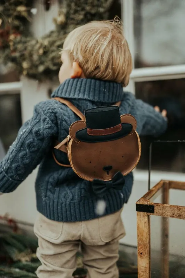 Donsje Amsterdam Accessories Baby Matsi Backpack Cognac Classic Leather