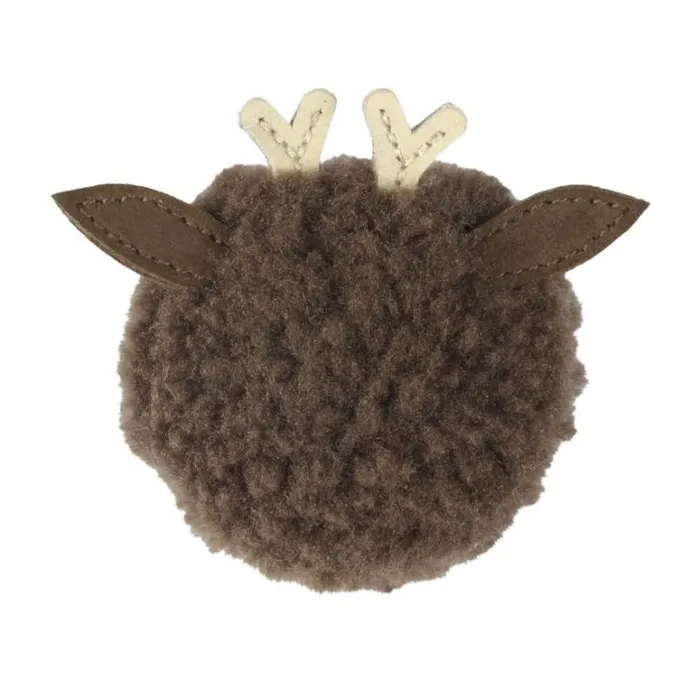 Donsje Amsterdam Accessories Baby Ploto Hairclip Hazelnut Curly Faux Fur