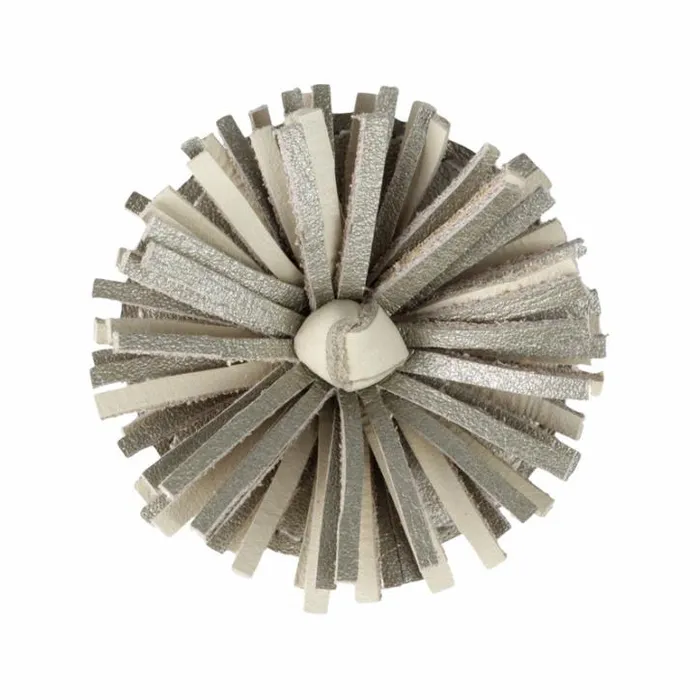 Donsje Amsterdam Accessories Baby Pomys Hairclip Champagne Metallic Leather