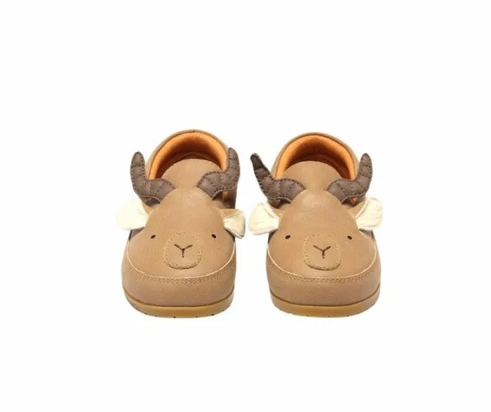 Donsje Amsterdam Animal Styles Boys Kifi Loafers Taupe Leather