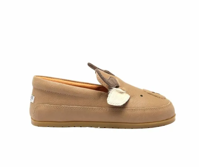 Donsje Amsterdam Animal Styles Boys Kifi Loafers Taupe Leather