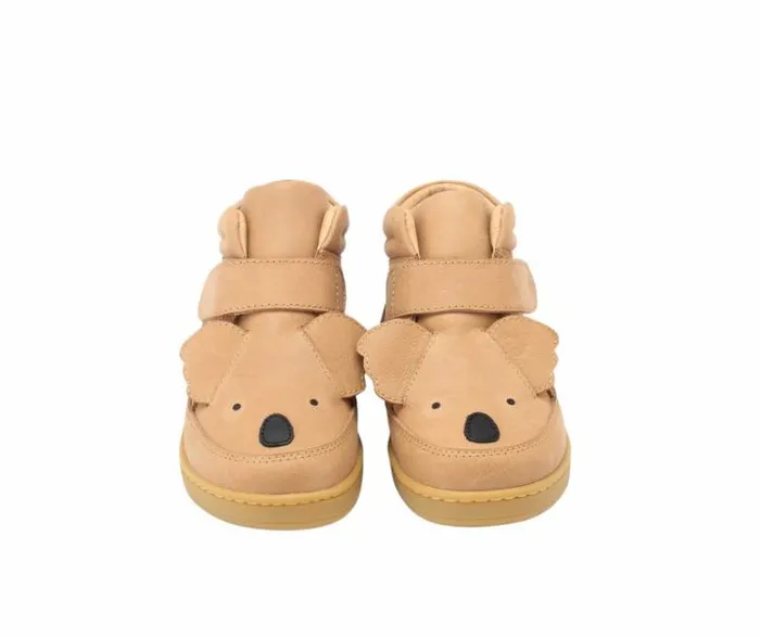 Donsje Amsterdam Animal Styles Boys Qika Sneakers Truffle Leather