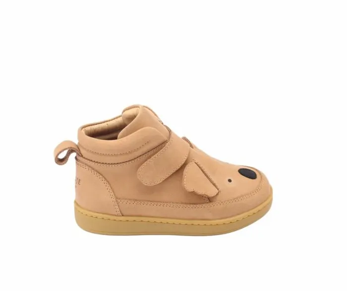 Donsje Amsterdam Animal Styles Boys Qika Sneakers Truffle Leather