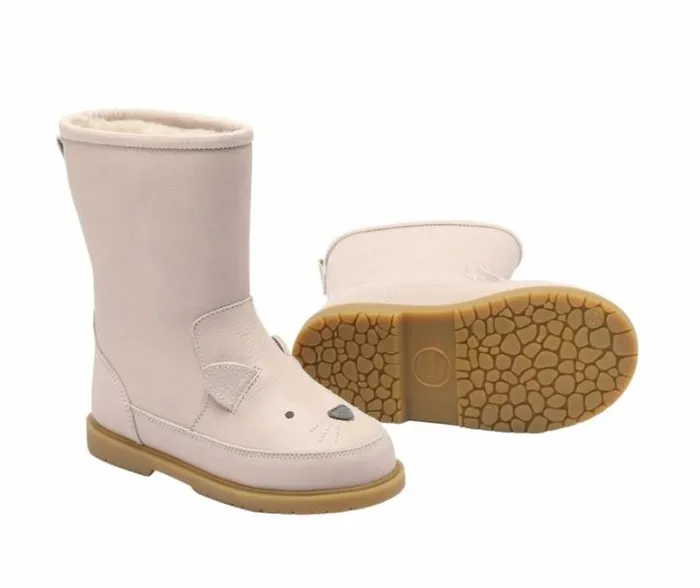 Donsje Amsterdam Animal Styles Girls Wadudu Classic Boots Soft Lavender Leather