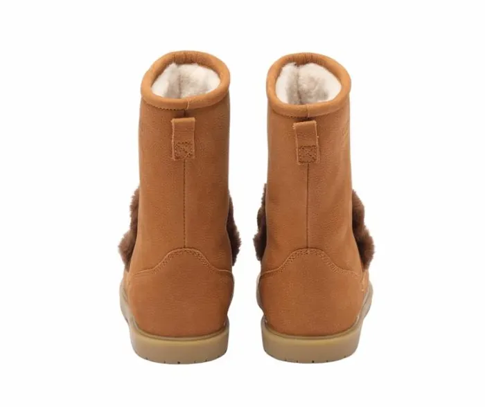 Donsje Amsterdam Animal Styles Girls Wadudu Exclusive Boots Camel Betting Leather