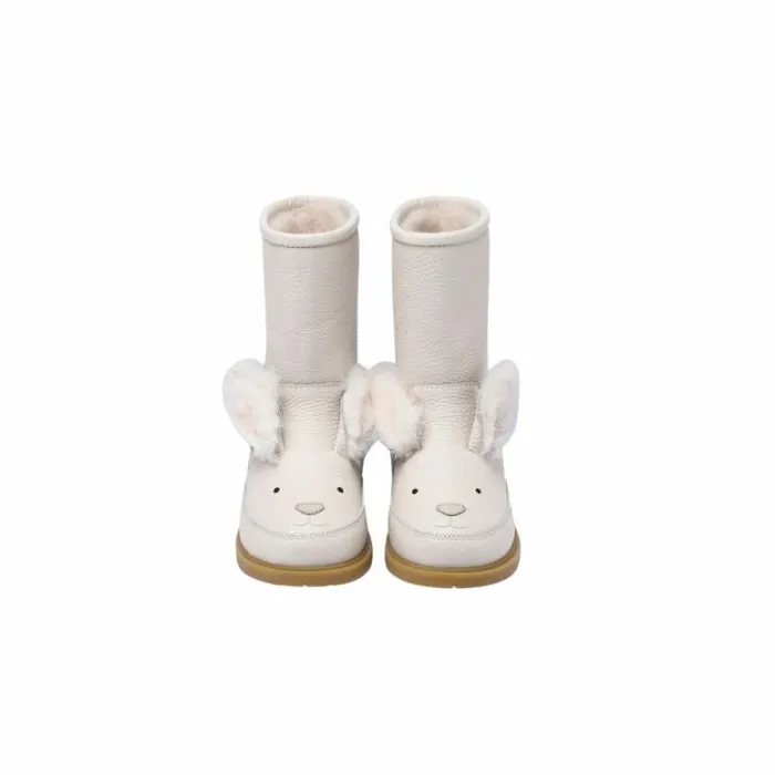 Donsje Amsterdam Animal Styles Girls Wadudu Exclusive Boots Off White Leather