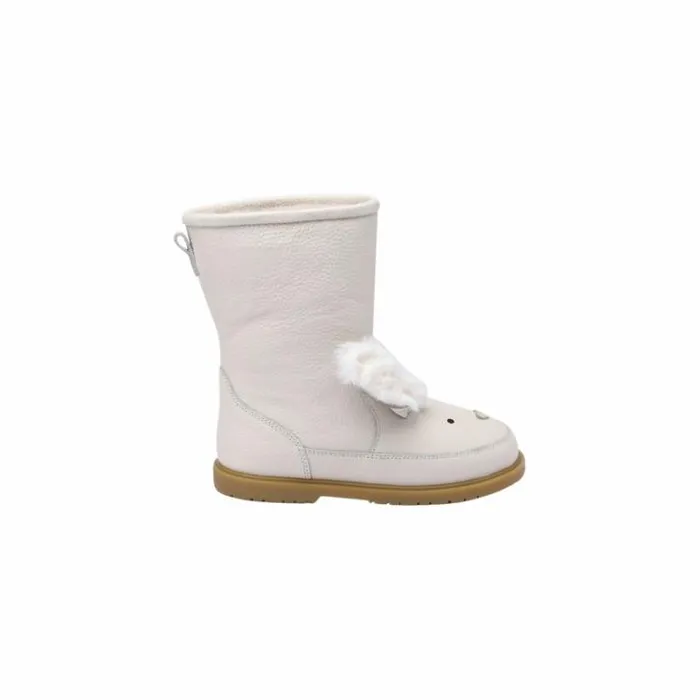 Donsje Amsterdam Animal Styles Girls Wadudu Exclusive Boots Off White Leather