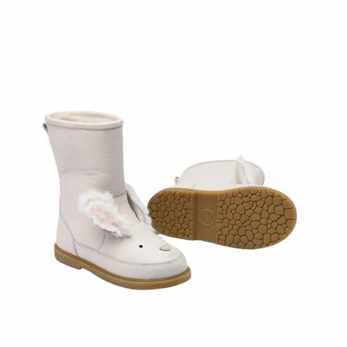 Donsje Amsterdam Animal Styles Girls Wadudu Exclusive Boots Off White Leather