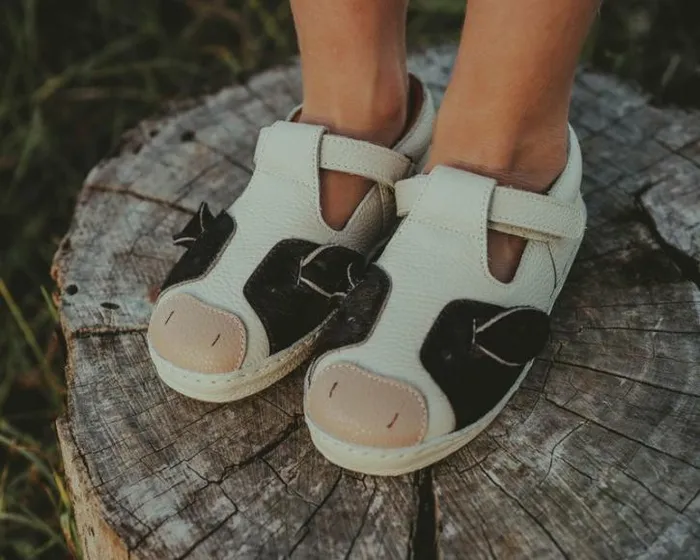Donsje Amsterdam Animal Styles Girls Xan Exclusive Shoes Off White Leather