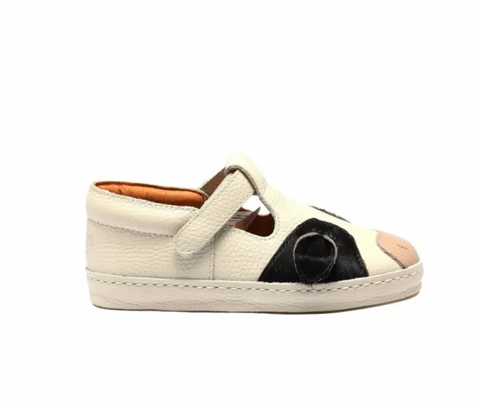 Donsje Amsterdam Animal Styles Girls Xan Exclusive Shoes Off White Leather