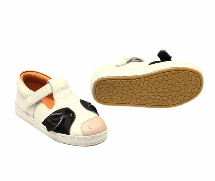 Donsje Amsterdam Animal Styles Girls Xan Exclusive Shoes Off White Leather