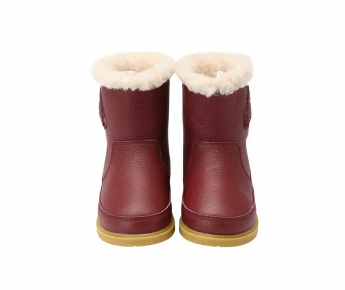 Donsje Amsterdam Ankle Boots Boys Dusk Burgundy Leather
