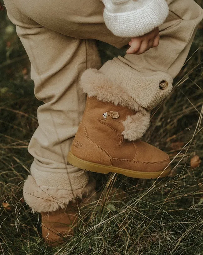 Donsje Amsterdam Ankle Boots Boys Tusi Chestnut Leather