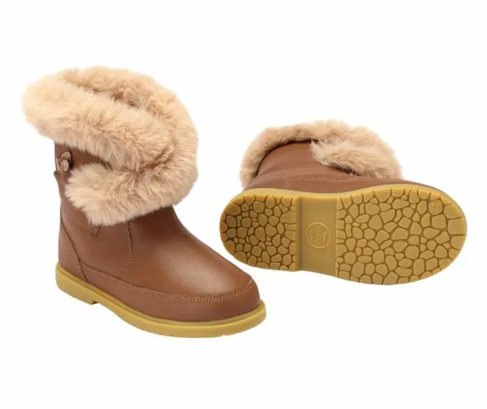 Donsje Amsterdam Ankle Boots Boys Tusi Chestnut Leather