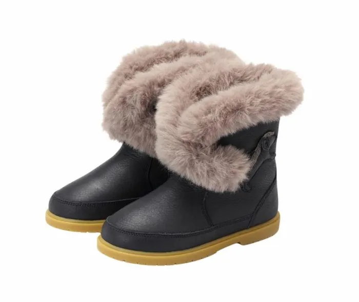 Donsje Amsterdam Ankle Boots Boys Tusi Navy Leather
