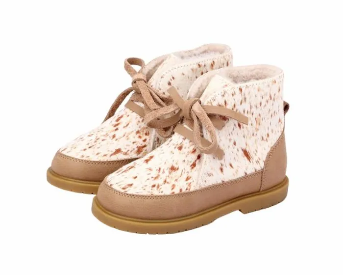 Donsje Amsterdam Ankle Boots Girls Buddy Exclusive Brown Brushed Cow Hair